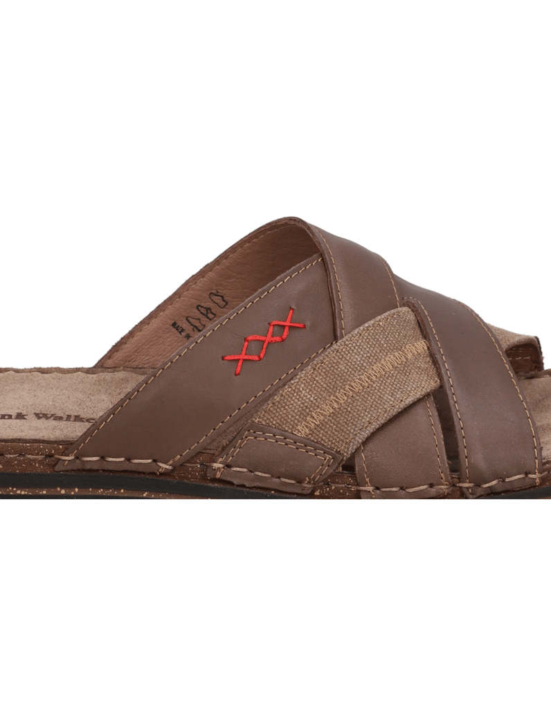 Frank-Walker-Lederkombination-Pantoffel