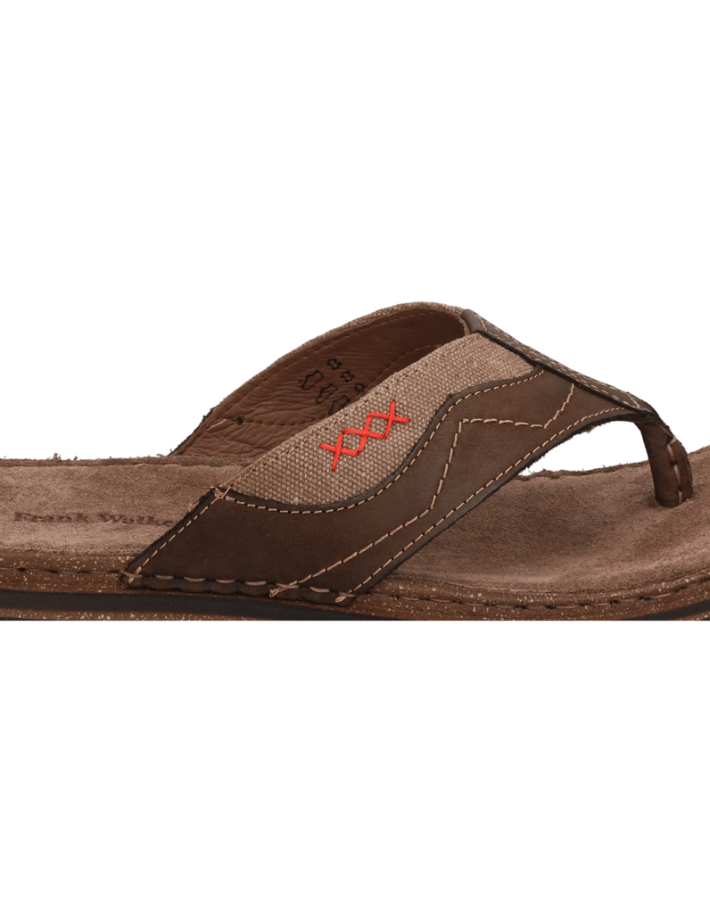 Frank-Walker-Lederkombination-Pantoffel