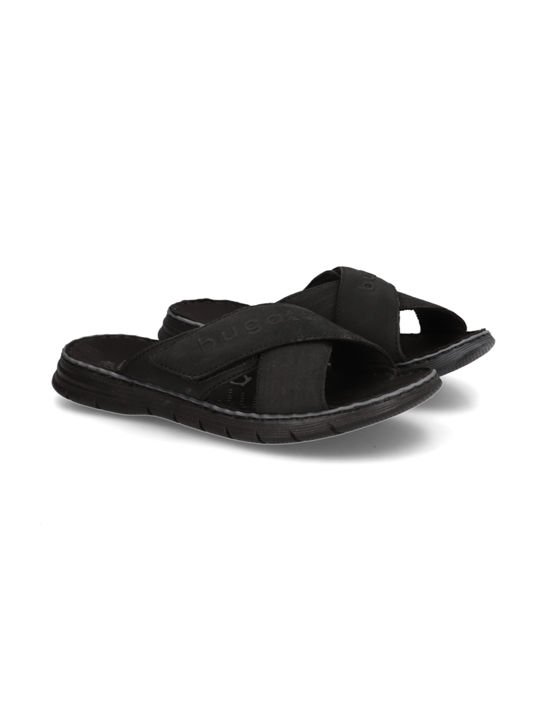 BUGATTI-DENIM-pantofle-černá