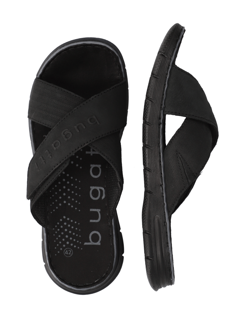 BUGATTI-DENIM-pantofle-černá