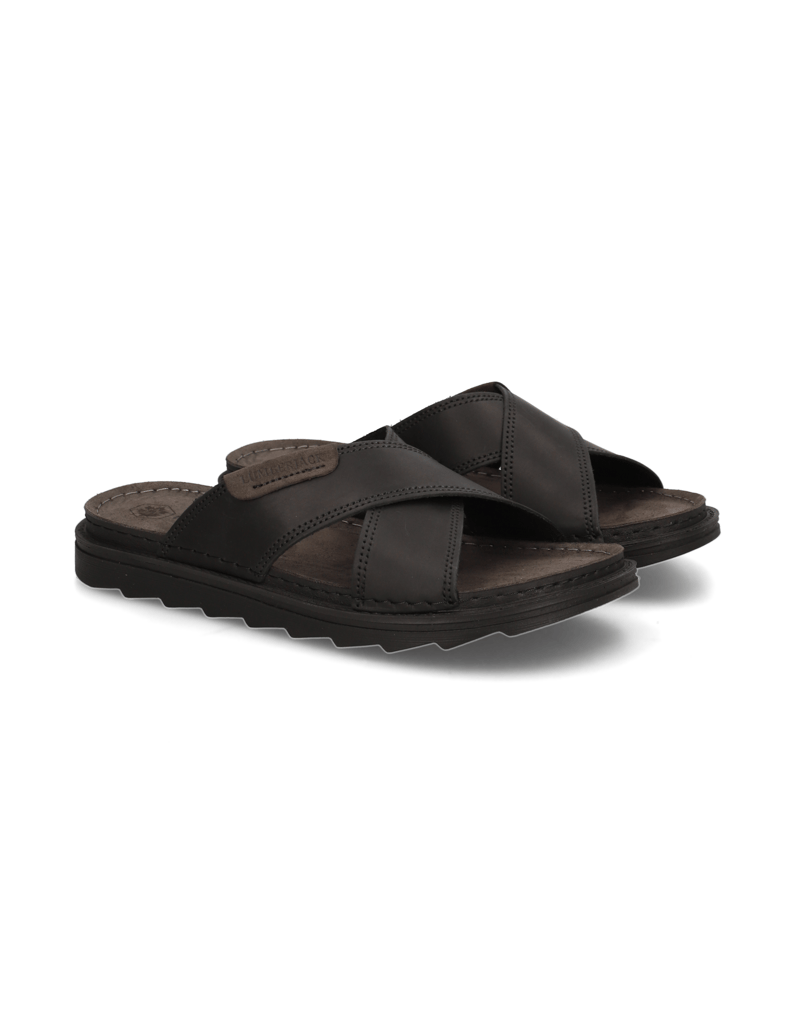 Lumberjack-hladká-kůže-pantofle