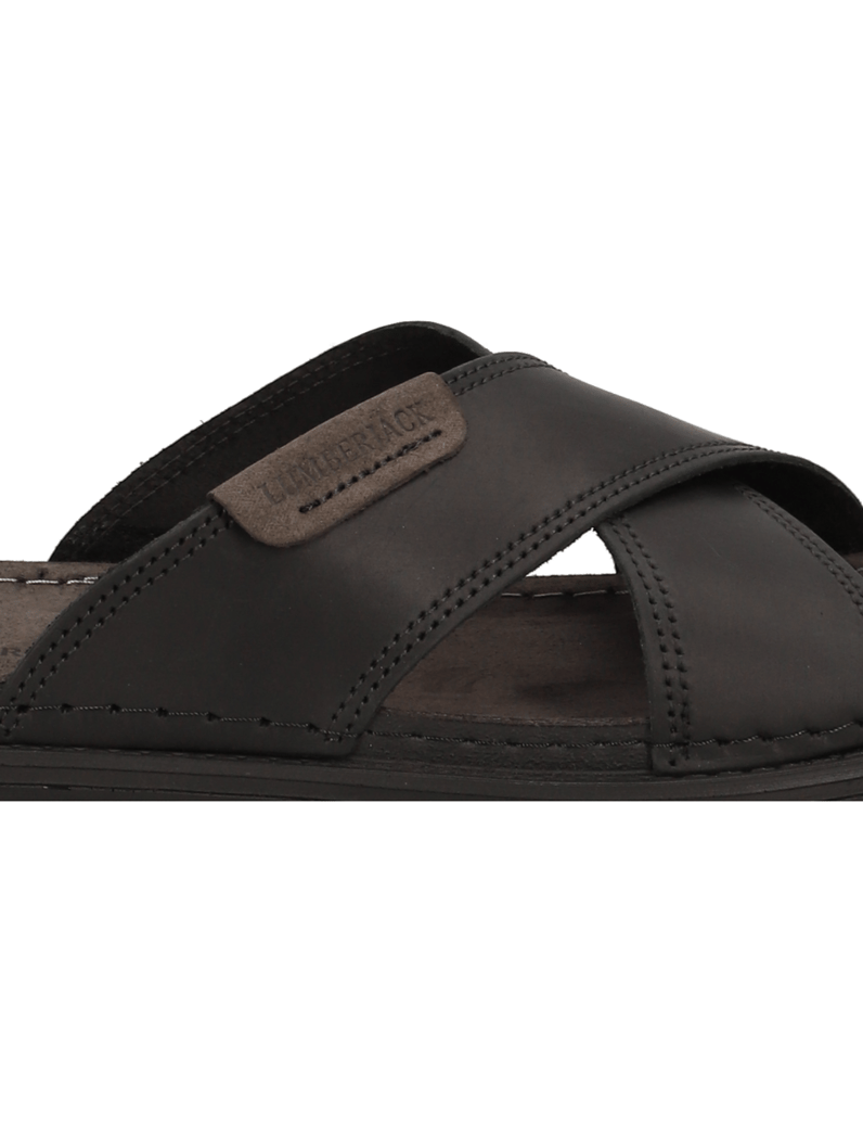 Lumberjack-hladká-kůže-pantofle