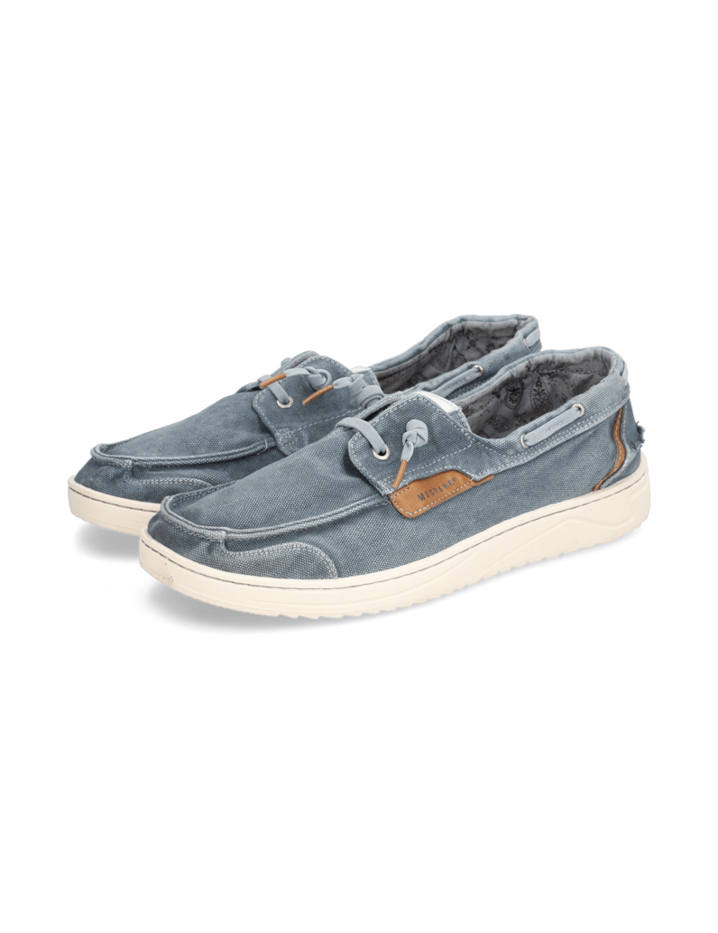 Mustang-Športová-šnurovacia-obuv-šedá