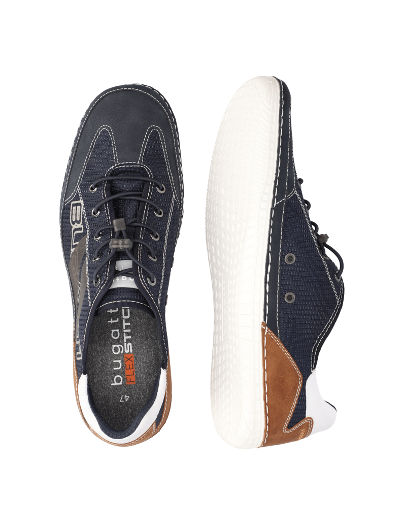 BUGATTI-DENIM-Schnürer-sportiv-blau