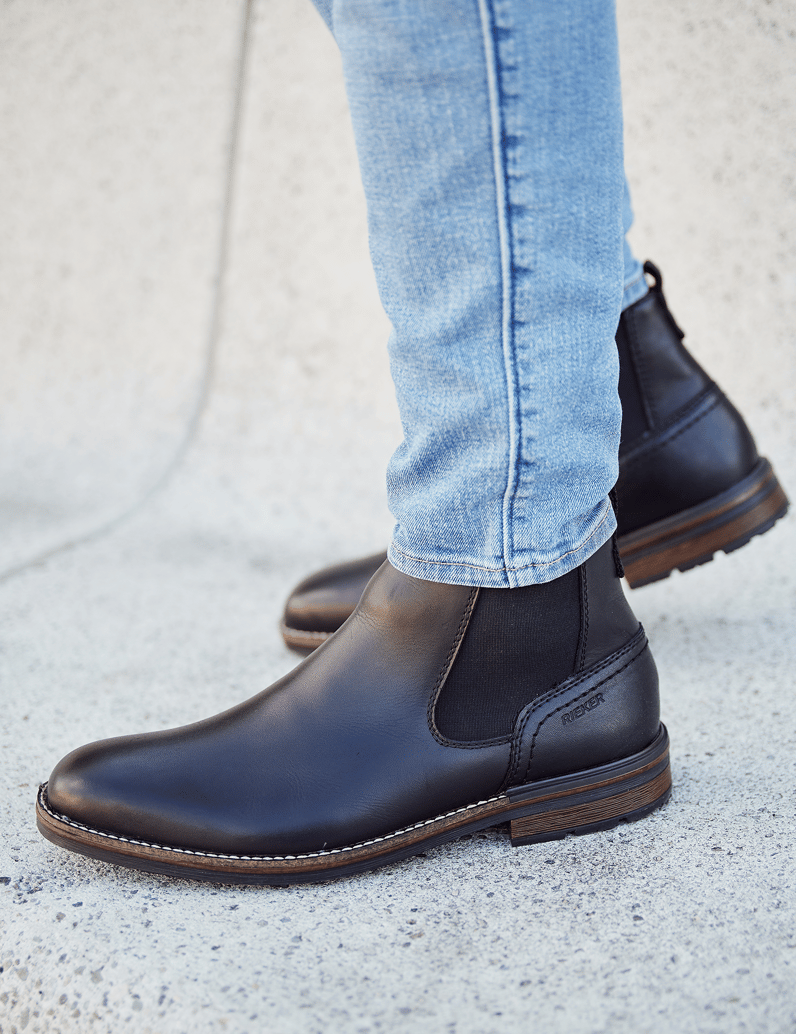 Rieker-Glattleder-Chelsea-Boot