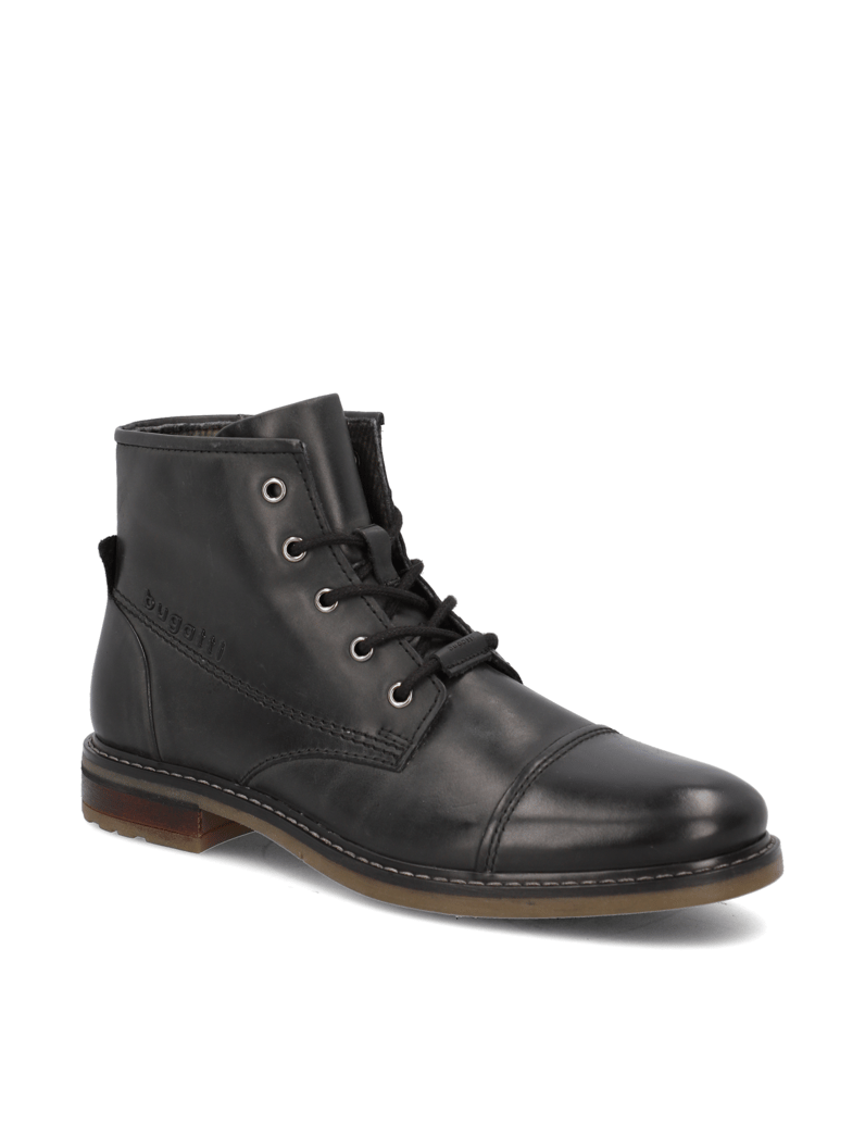 BUGATTI-elegantné-členková-obuv-hnedá