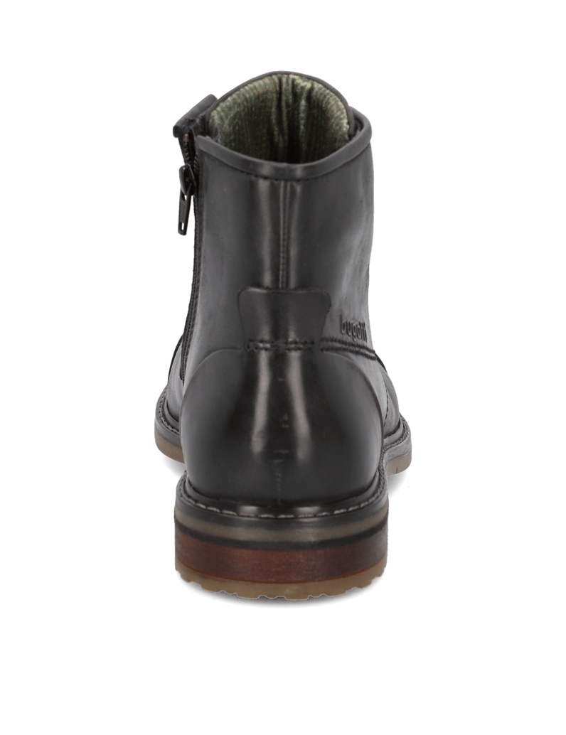 BUGATTI-elegantné-členková-obuv-hnedá