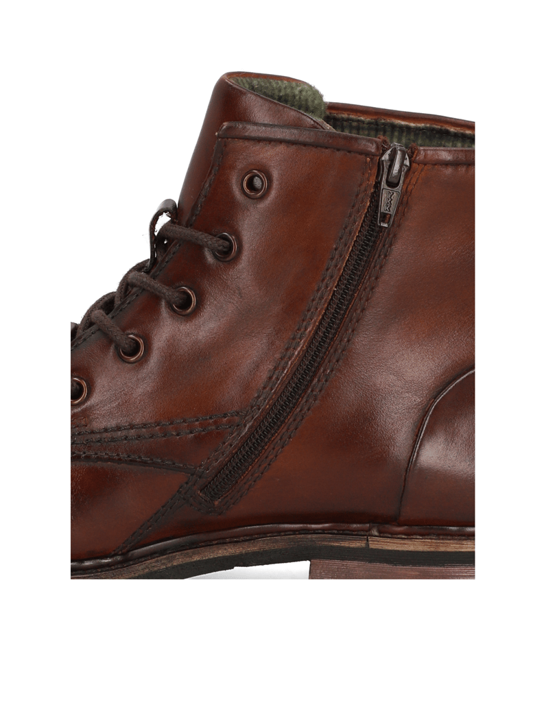 BUGATTI-elegantná-členková-obuv-hnedá