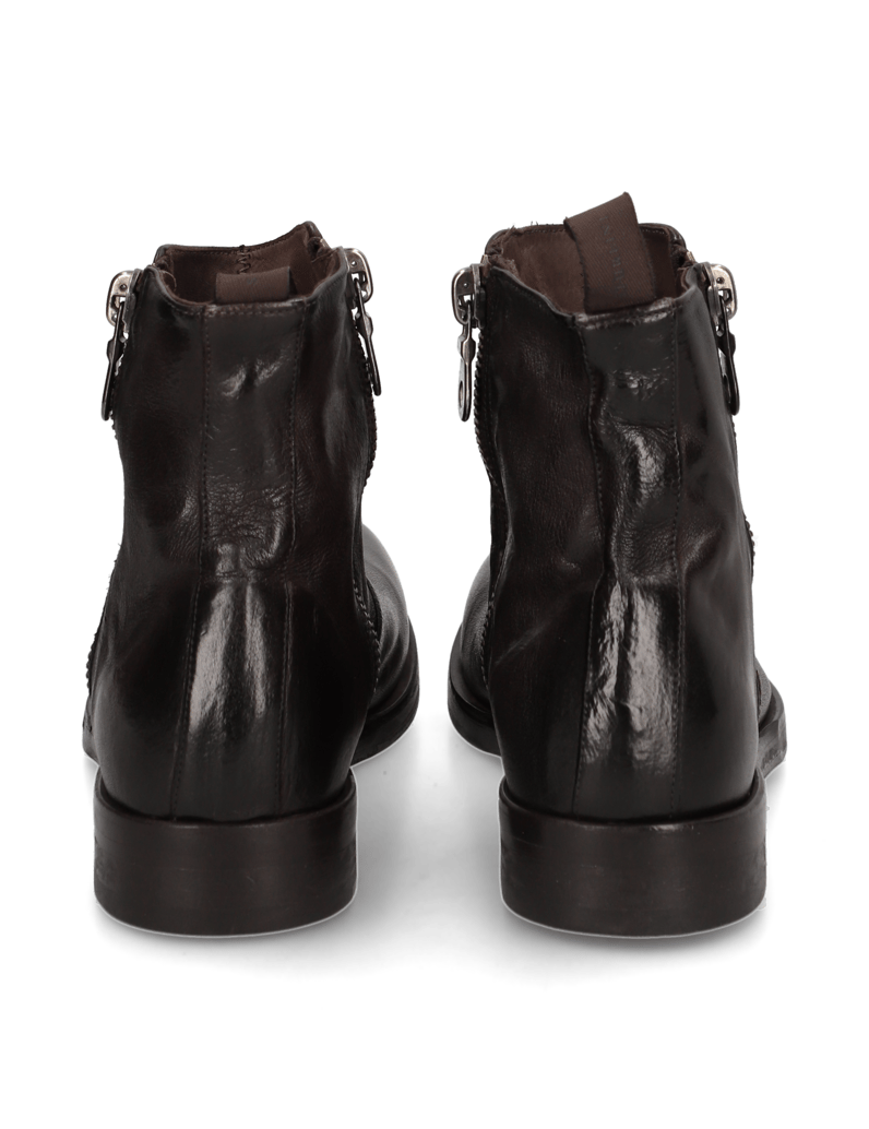 Rolando-Sturlini-Glattleder-Stiefelette-grau