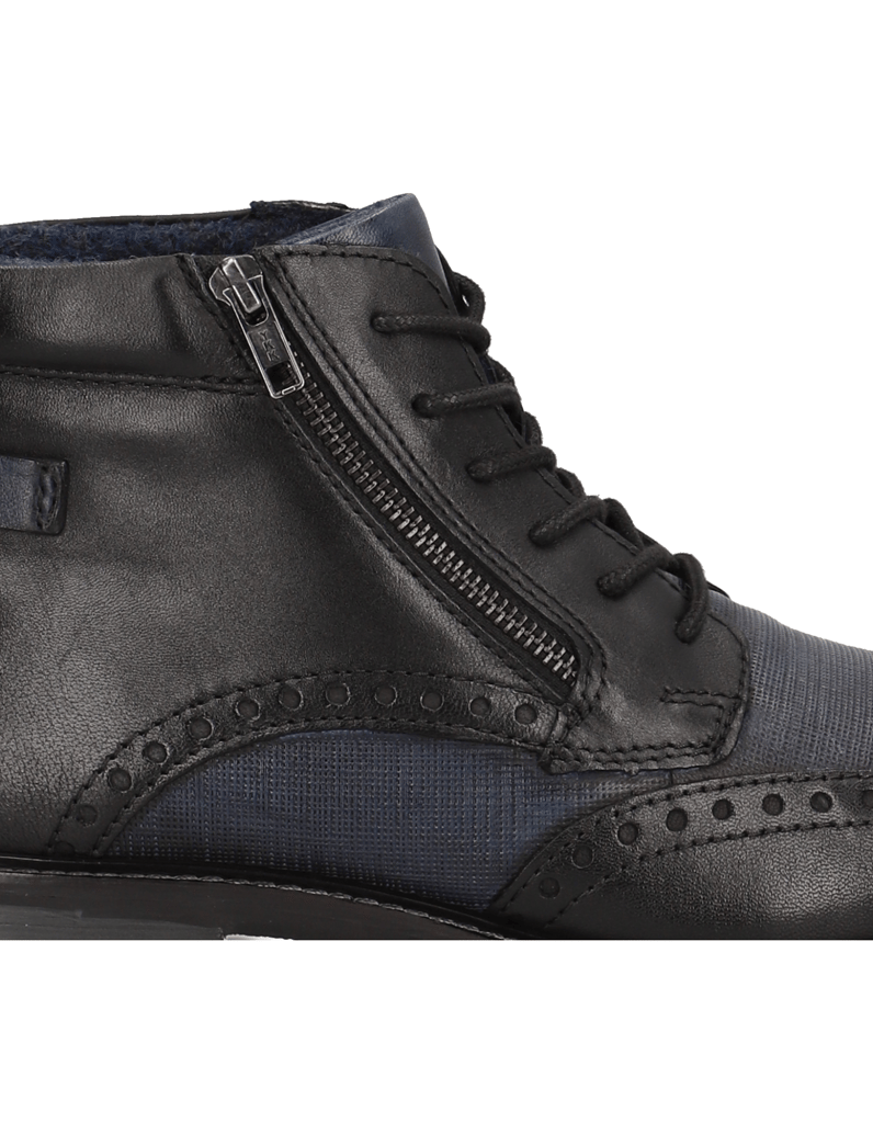 BUGATTI-elegantná-členková-obuv-čierna