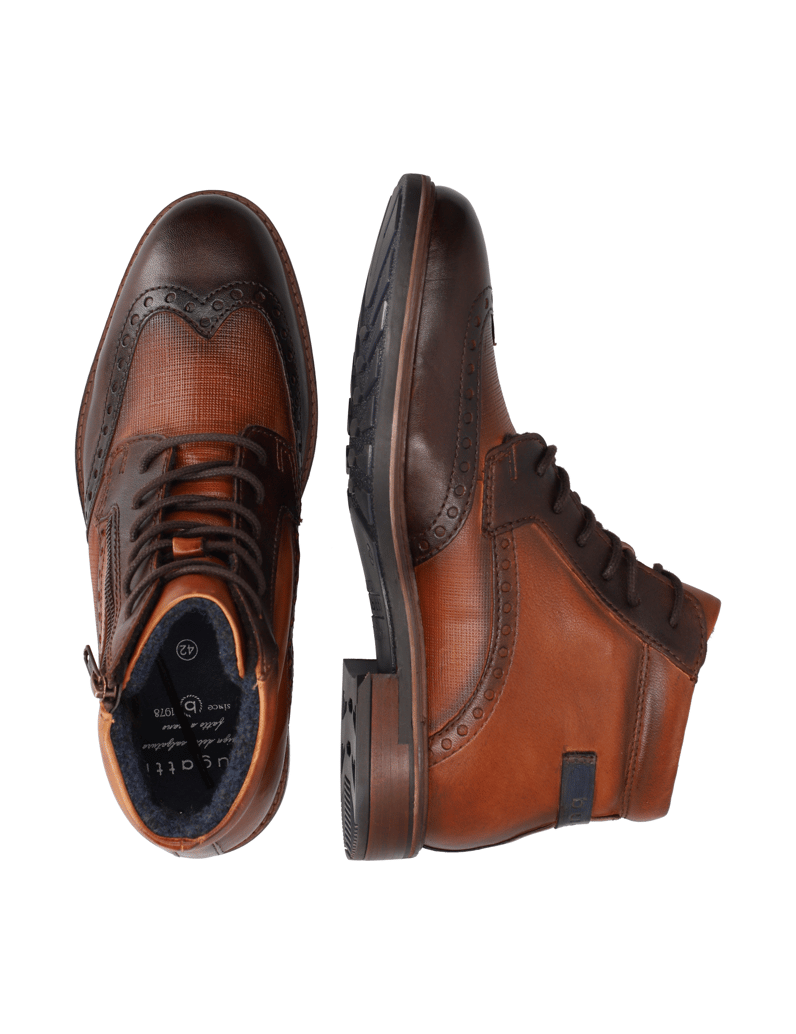 BUGATTI-Elegantní-polokozačky-černá