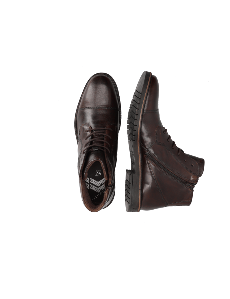 BUGATTI-Elegantní-polokozačky-hnědá