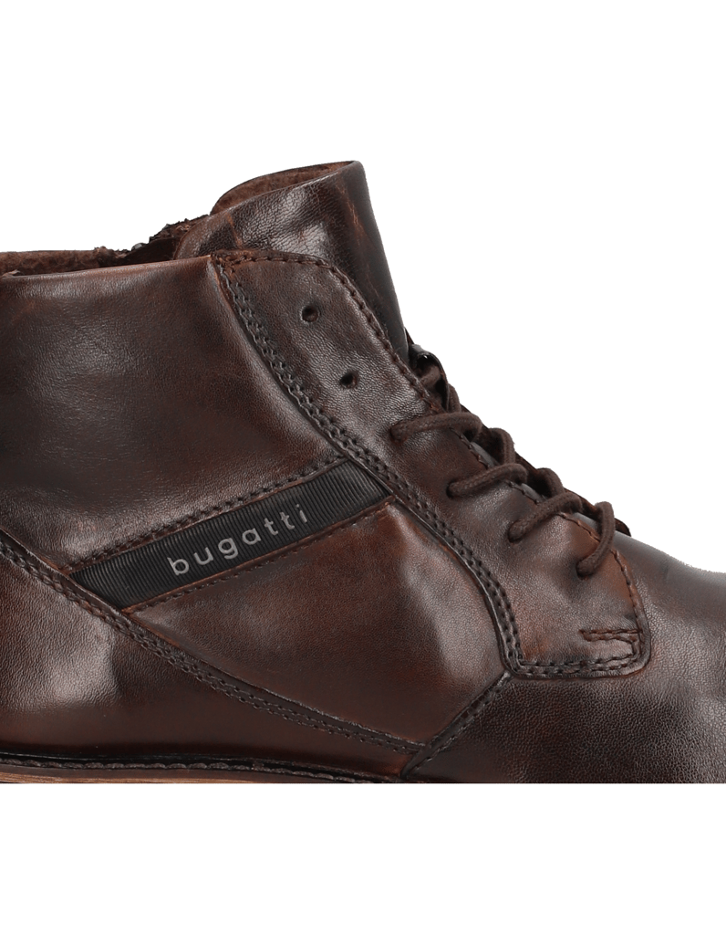 BUGATTI-Elegantní-polokozačky-hnědá