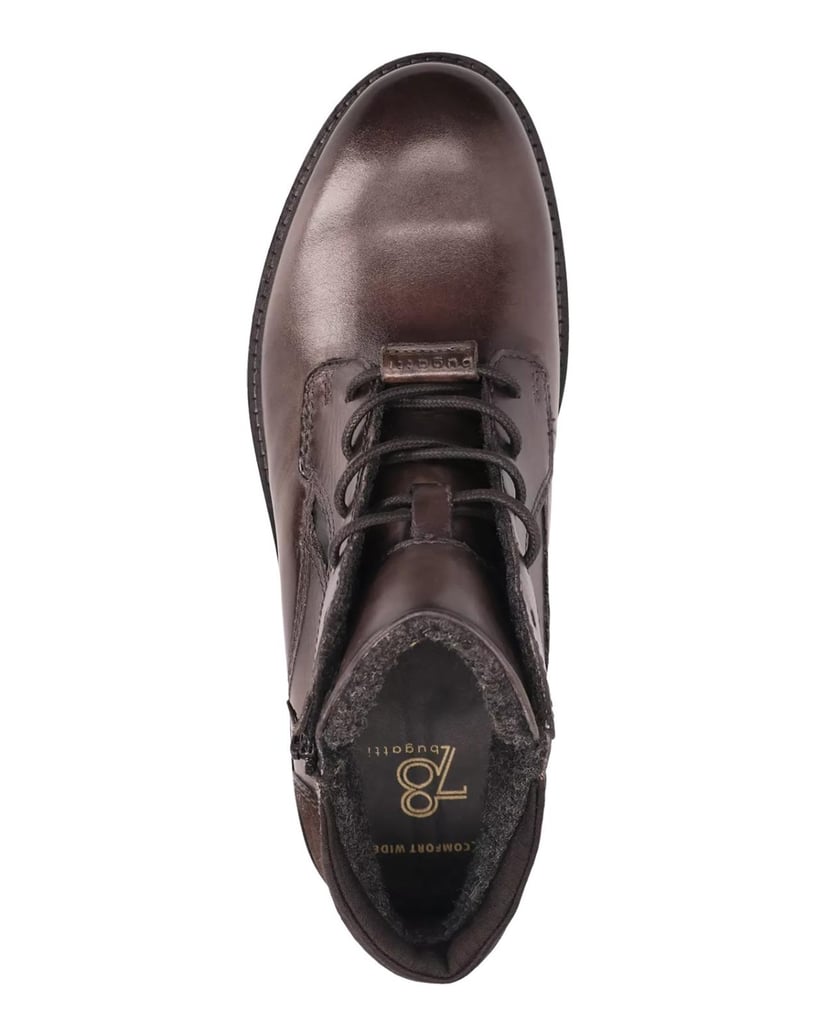 BUGATTI-Schnürstiefel-schwarz