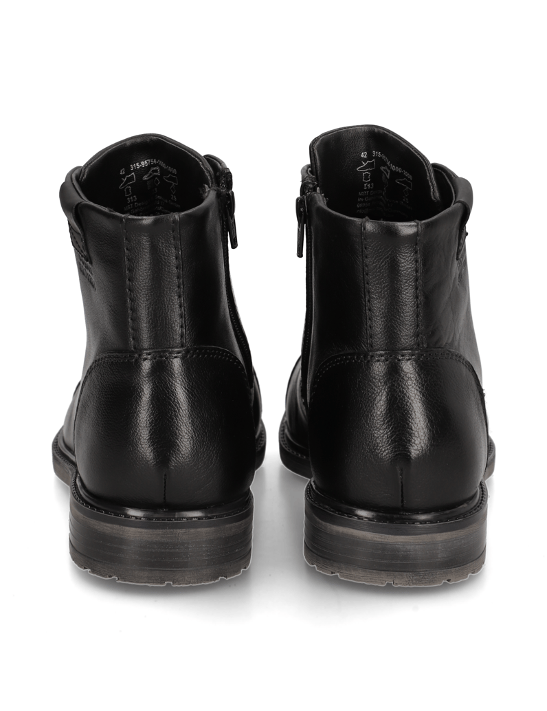 BUGATTI-snurovacie-čižmičky-čierna