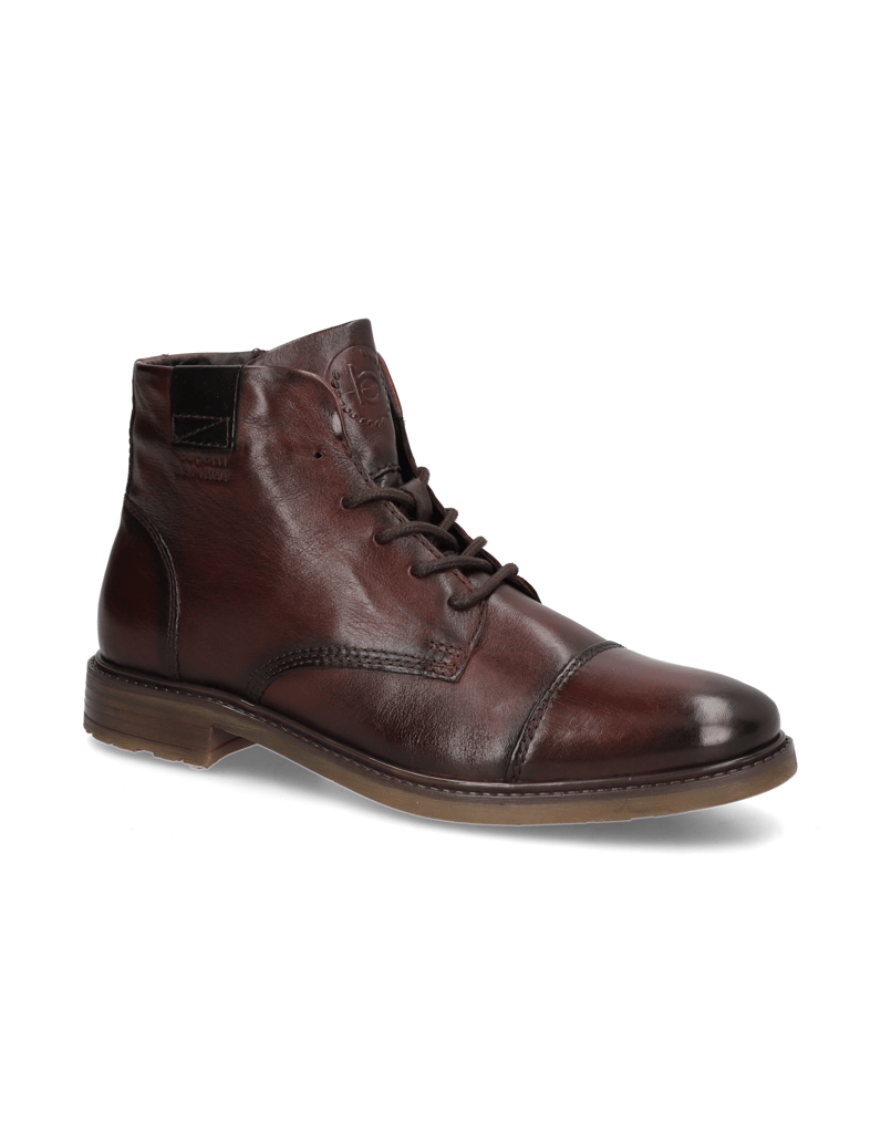 BUGATTI-snurovacie-čižmičky-čierna