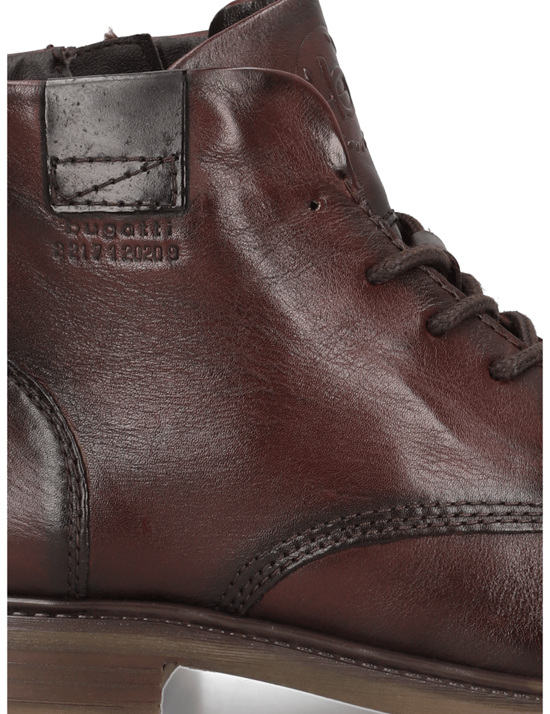 BUGATTI-snurovacie-čižmičky-čierna