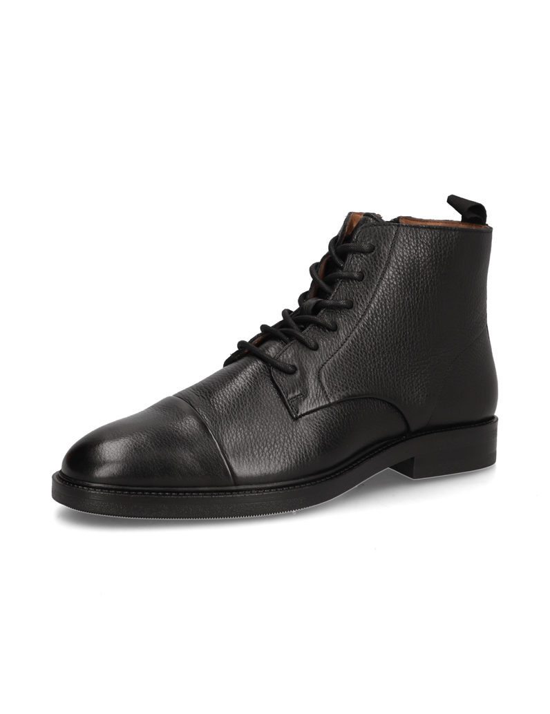 Lazzarini-šněrovací-polokozačky-černá