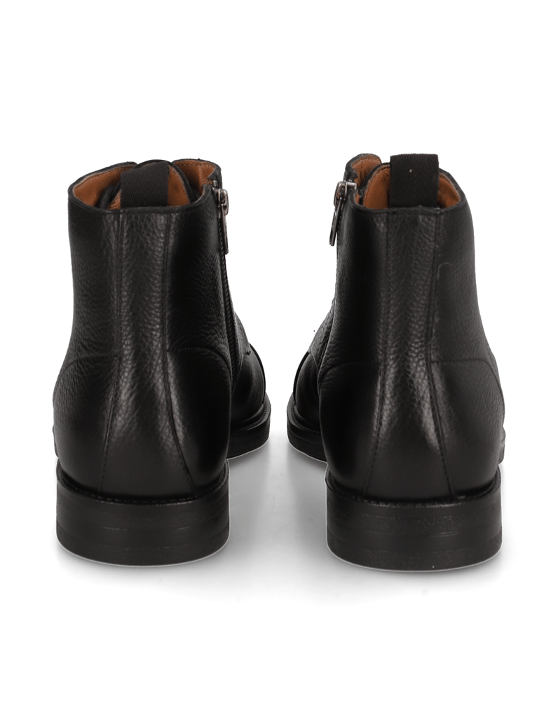 Lazzarini-šněrovací-polokozačky-černá