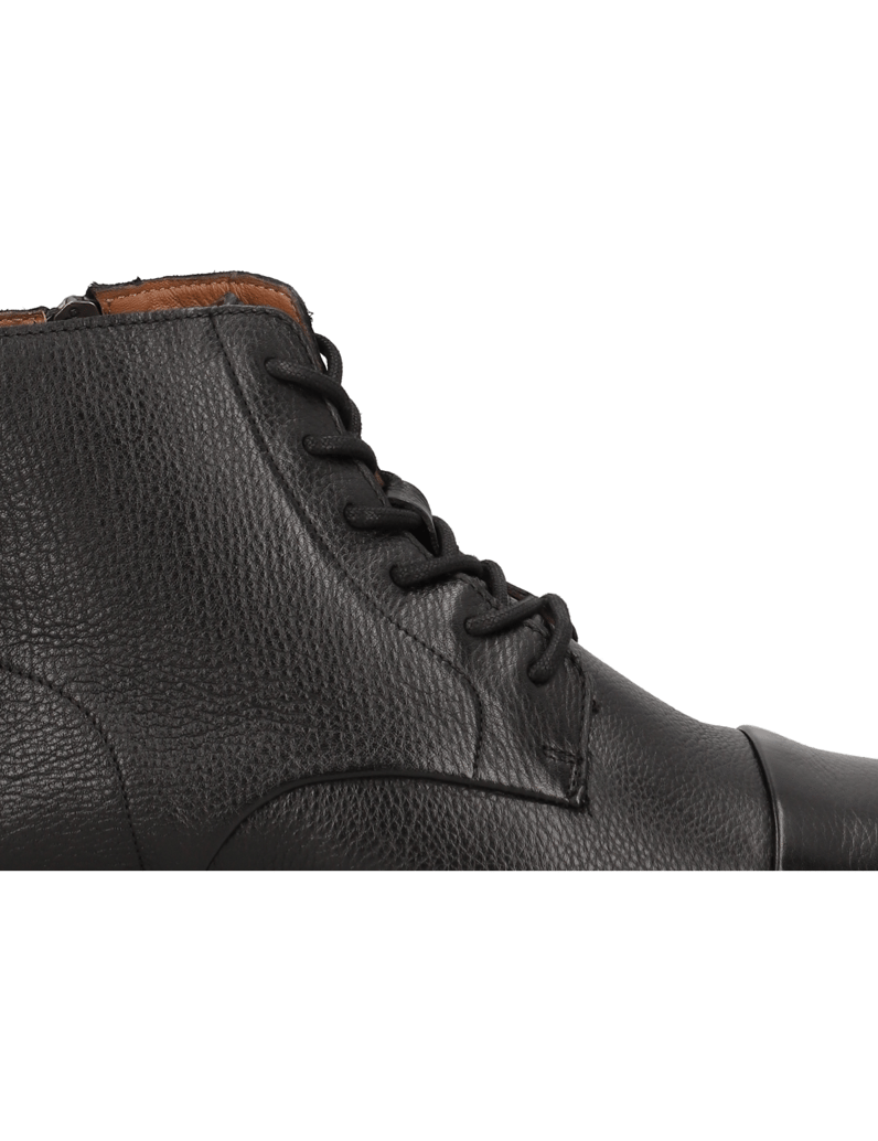 Lazzarini-šněrovací-polokozačky-černá