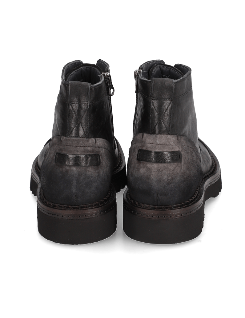 D.H.Pollak-Glattleder-Boot-črna