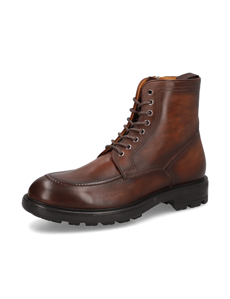 Magnanni-Glattleder-Boot-braun