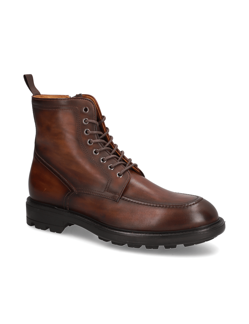 Magnanni-Glattleder-Boot-braun