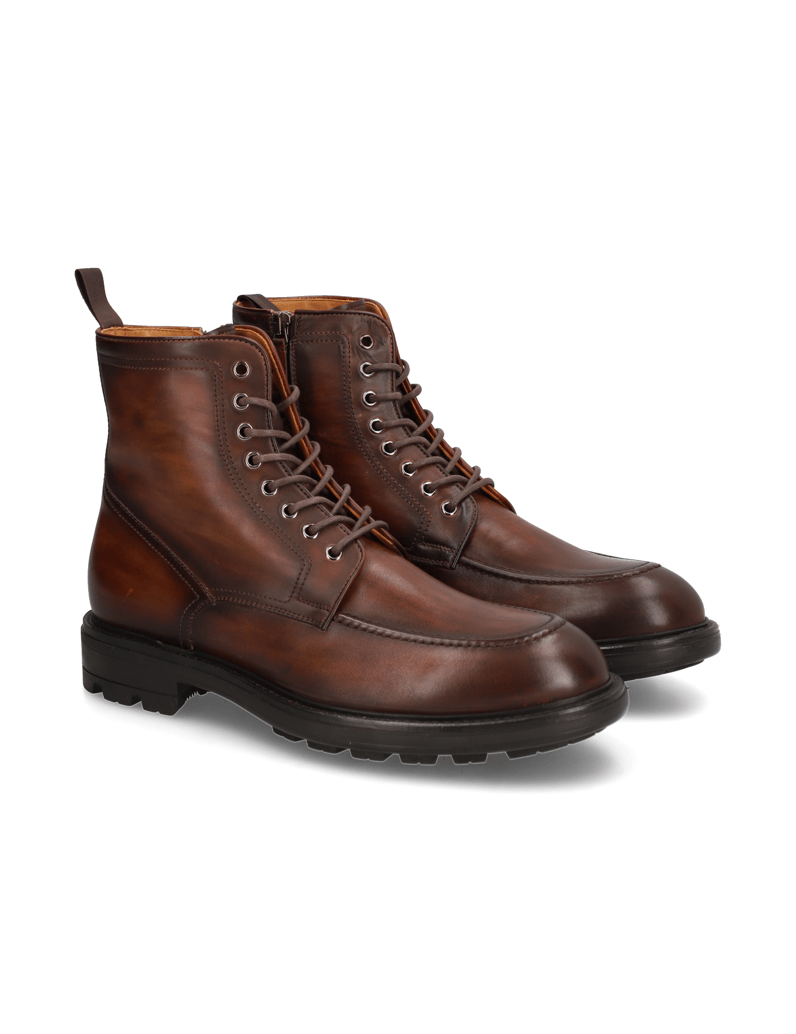 Magnanni-Glattleder-Boot-braun