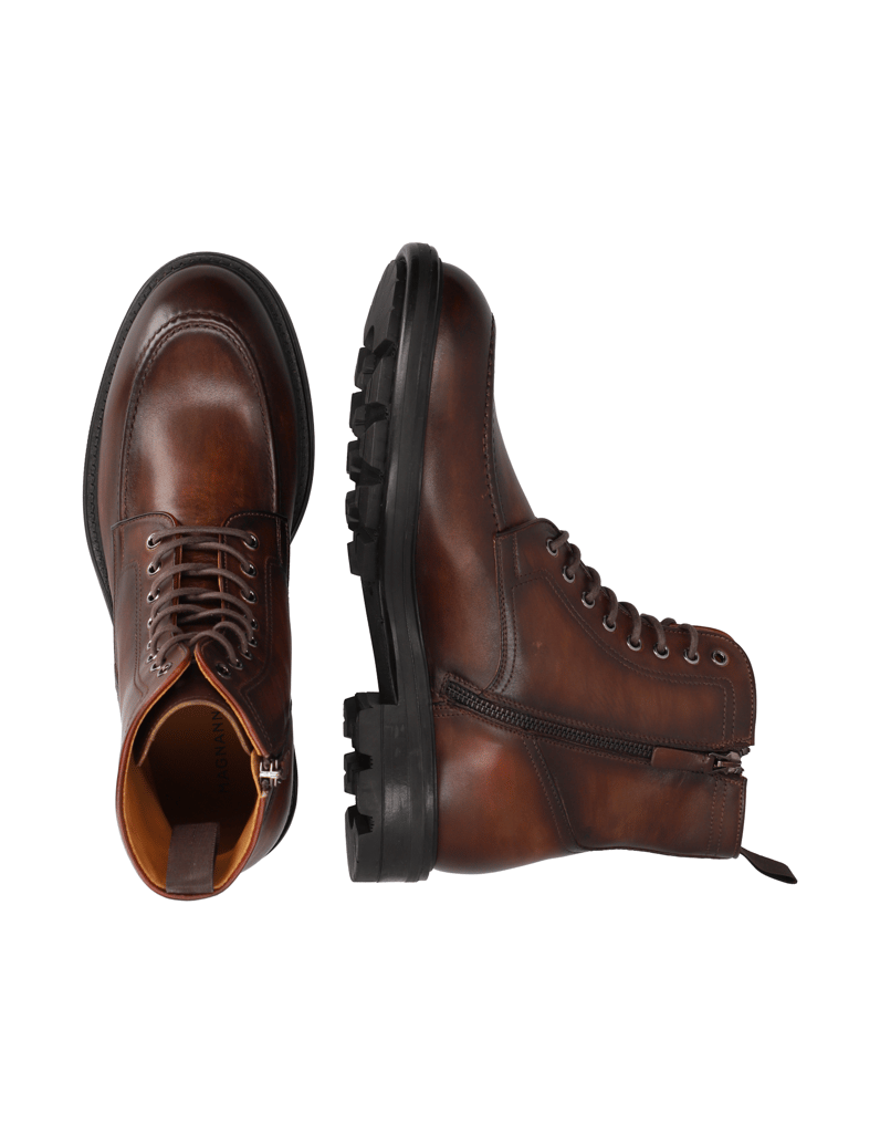 Magnanni-Glattleder-Boot-braun