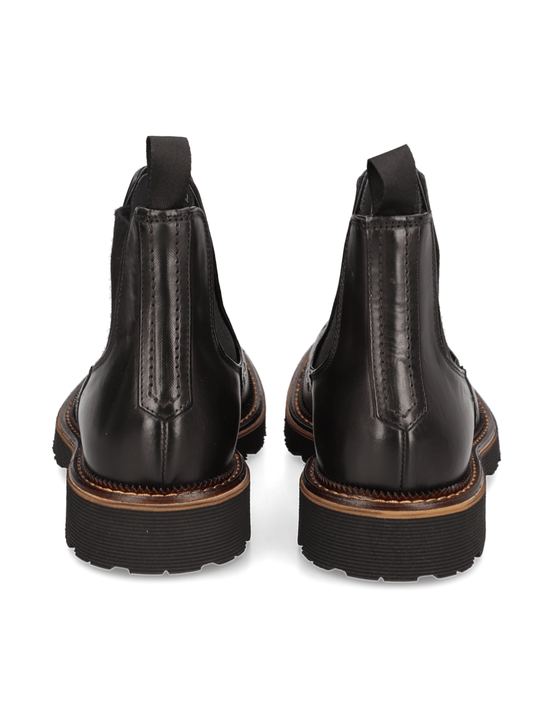 D.H.Pollak-Glattleder-Chelsea-schwarz