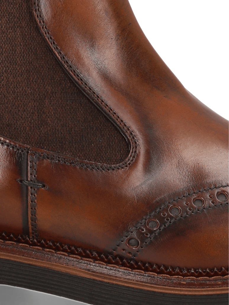 D.H.Pollak-Glattleder-Chelsea-schwarz