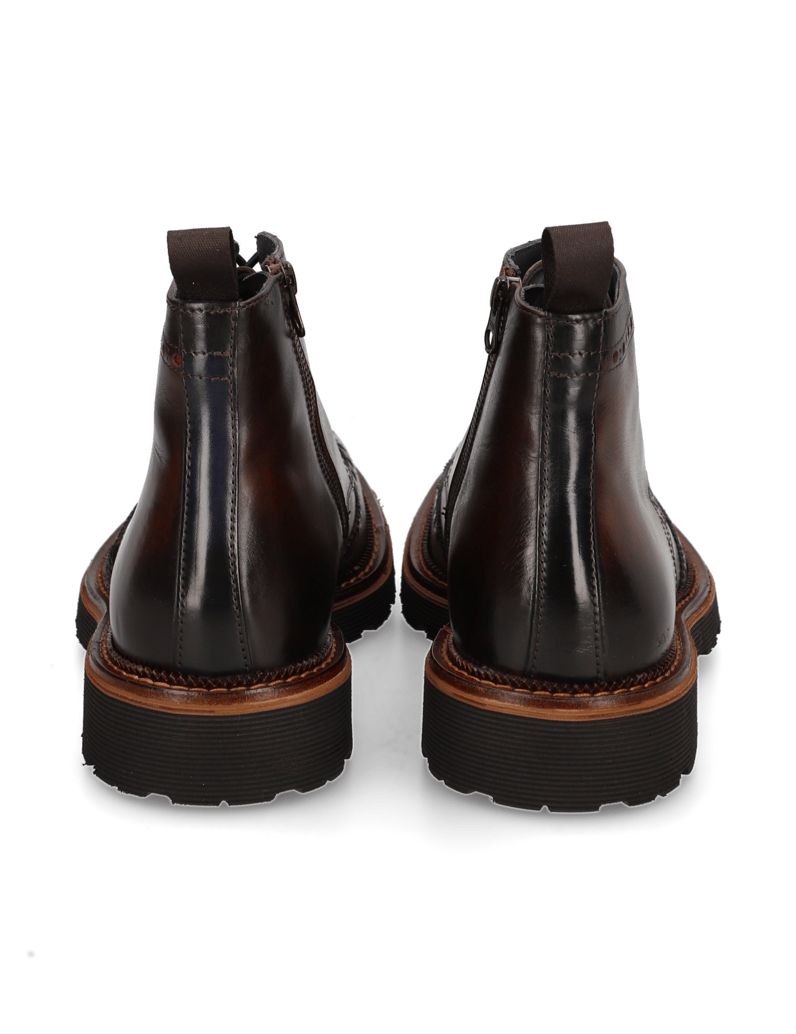 D.H.Pollak-Glattleder-Boot-hnedá