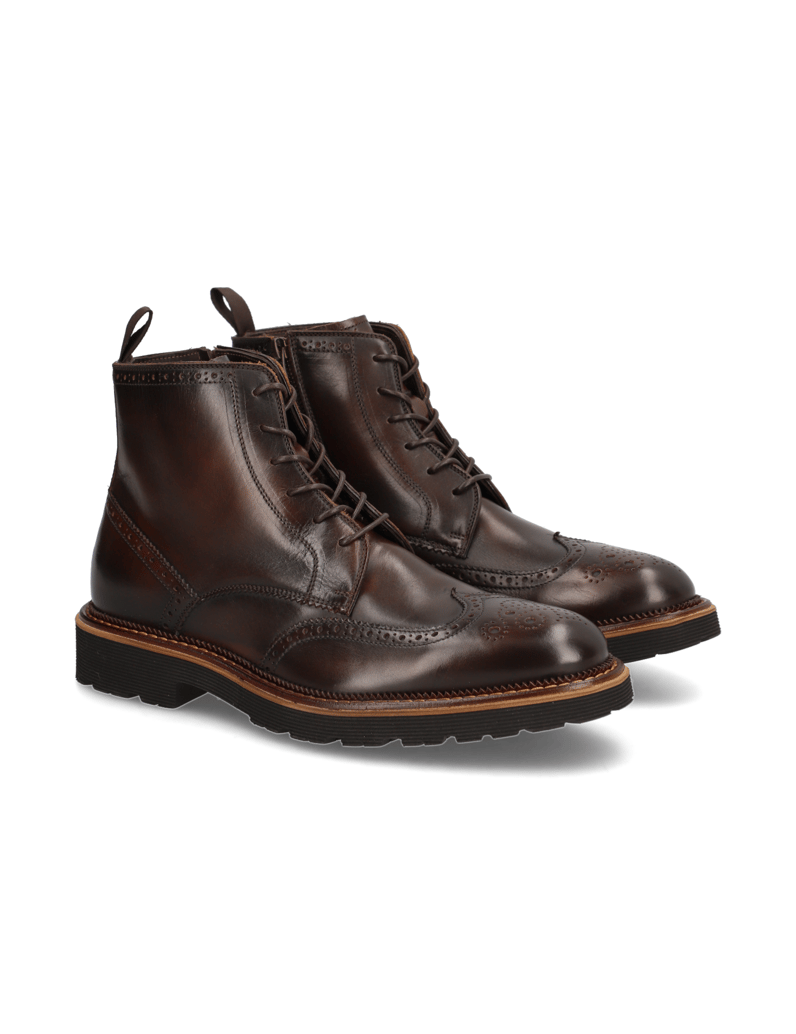 D.H.Pollak-Glattleder-Boot-rjava