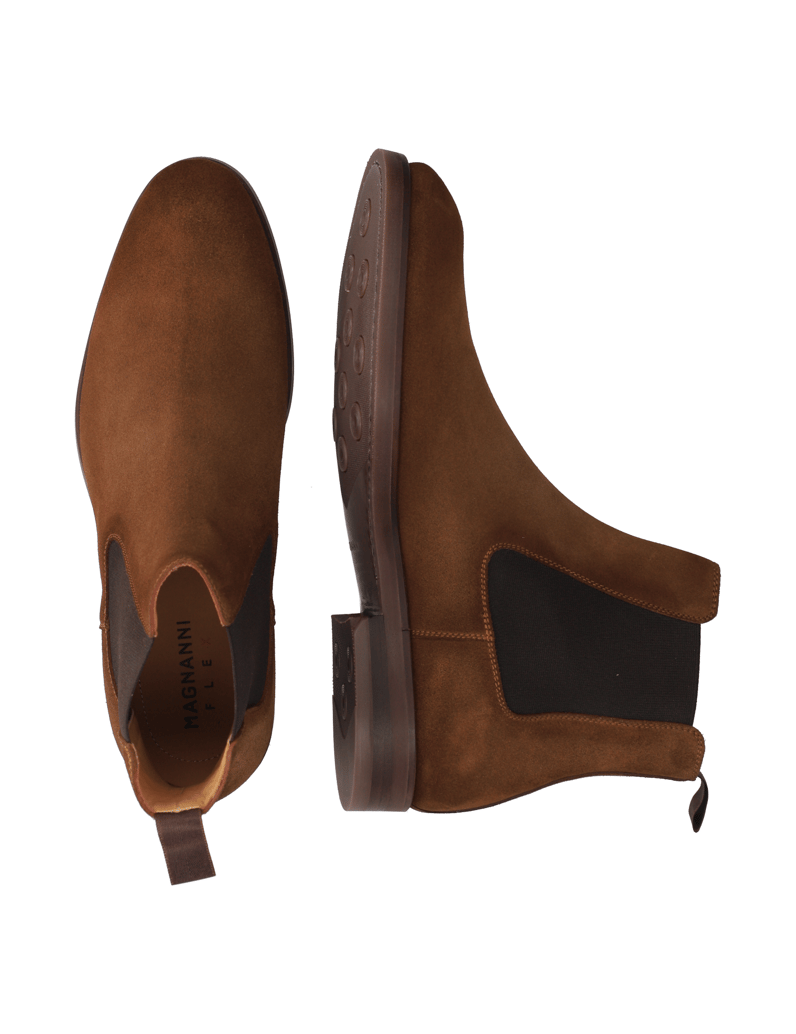 Magnanni-Veloursleder-Chelsea-Boot-cognac