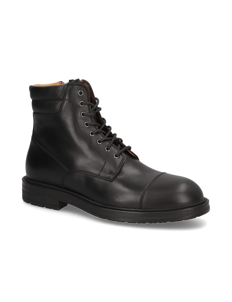 Magnanni-Glattleder-Boot-schwarz