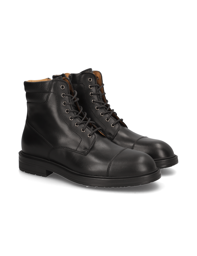 Magnanni-Glattleder-Boot-schwarz