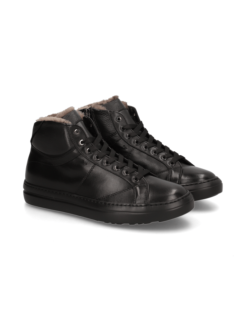 D.H.Pollak-gladko-usnje-gležnjarji-črna