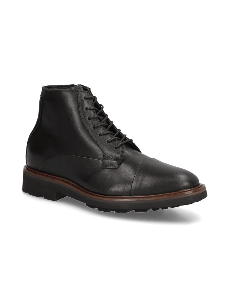 D.H.Pollak-Glattleder-Boot-schwarz