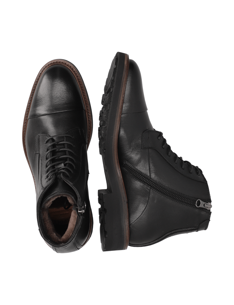 D.H.Pollak-Glattleder-Boot-schwarz