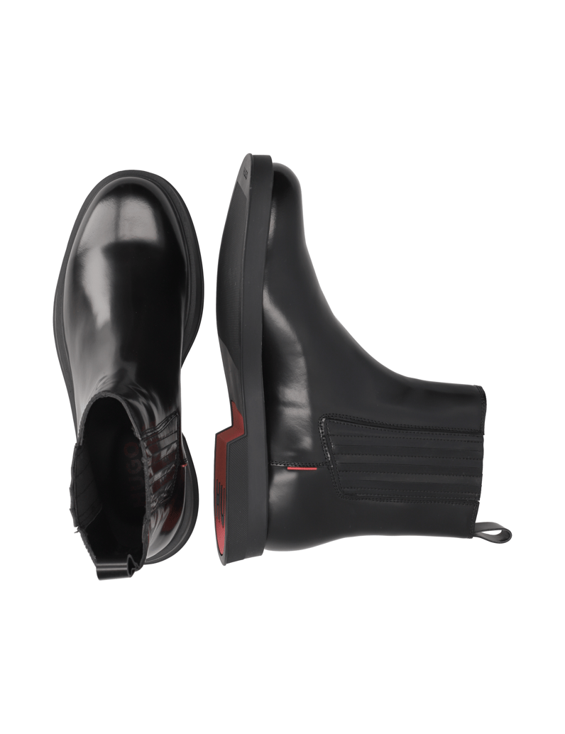 HUGO-polokozačky-černá