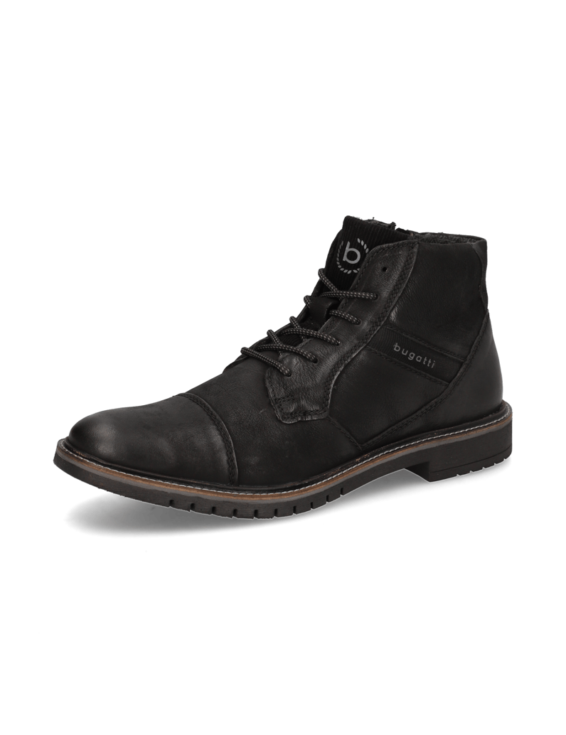 BUGATTI-Elegantní-polokozačky-černá