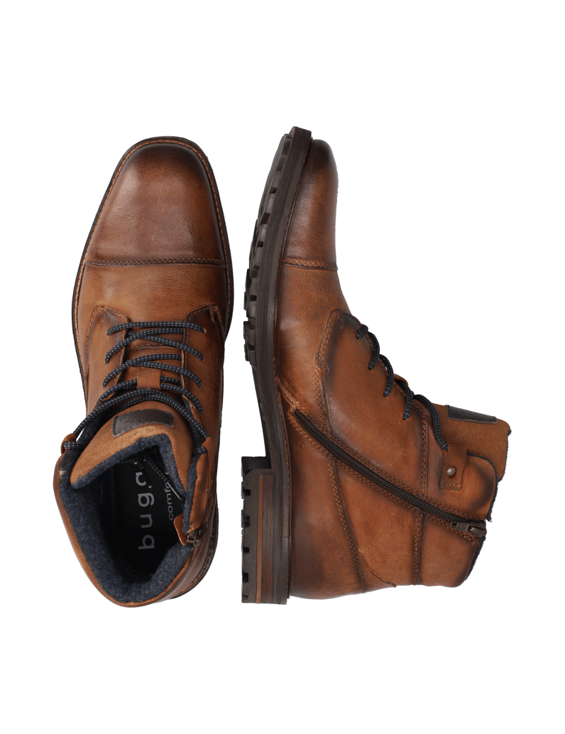 BUGATTI-Elegantní-polokozačky-koňaková