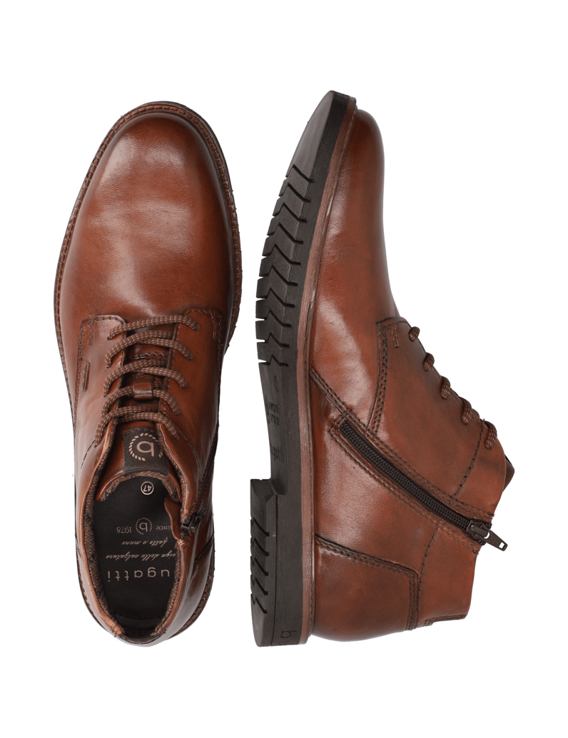 BUGATTI-Glattleder-Boot-schwarz