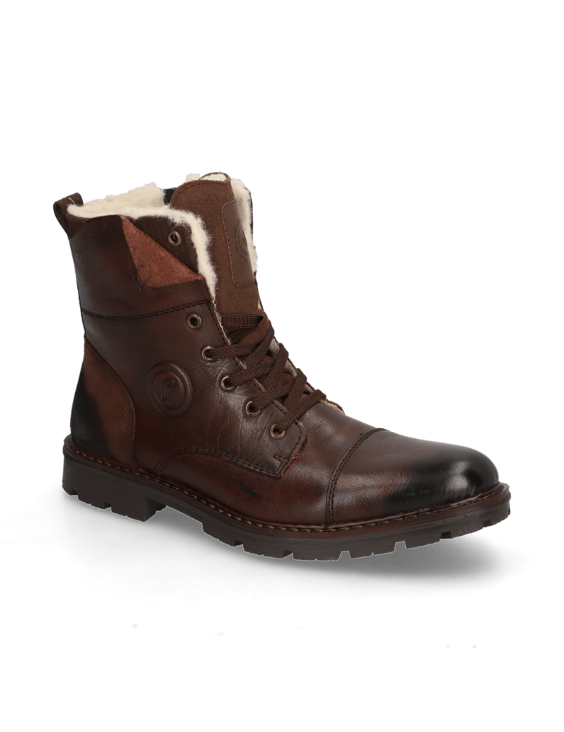 Rieker-Glattleder-Boot-hnědá