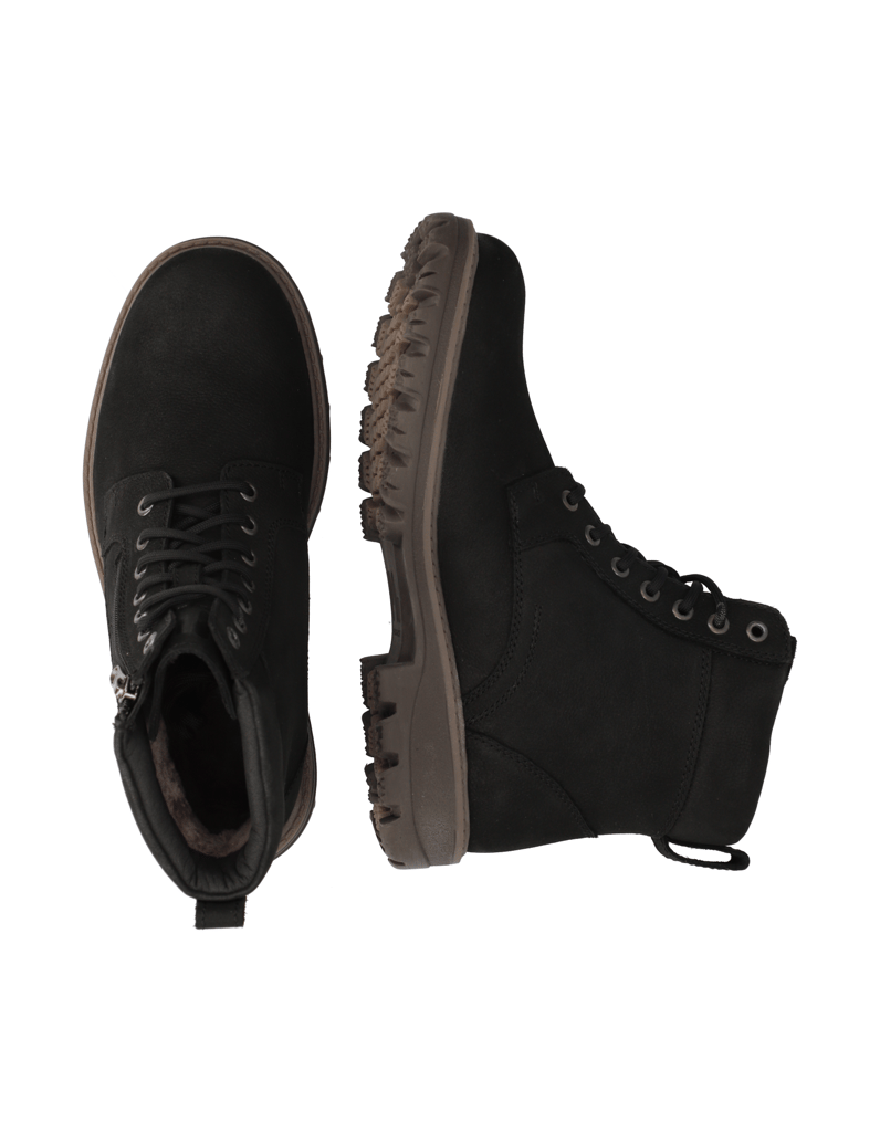 Pius-Gabor-Nubukleder-Boot-schwarz