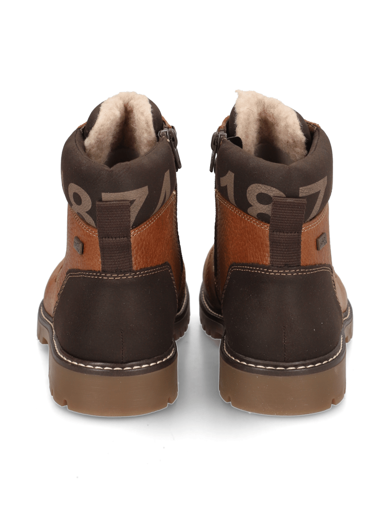 Rieker-hladká-kůže-kotníčkové-boty-koňaková