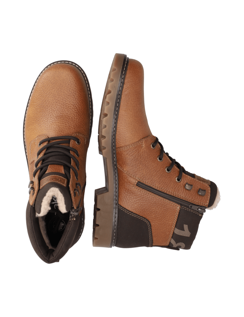 Rieker-hladká-kůže-kotníčkové-boty-koňaková