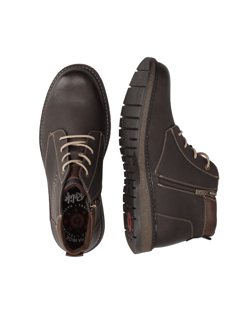 RELIFE-kotníčkové-boty-hnědá