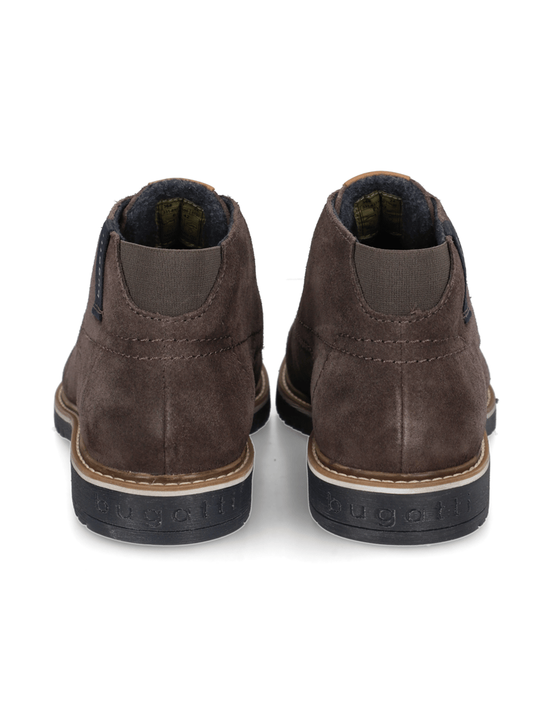 BUGATTI-velur-kotníčkové-boty-šedá