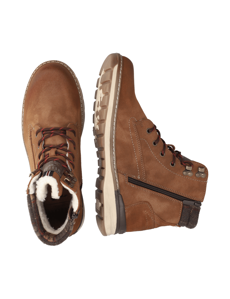 Mustang-Boots/Členková-obuv-hnedá
